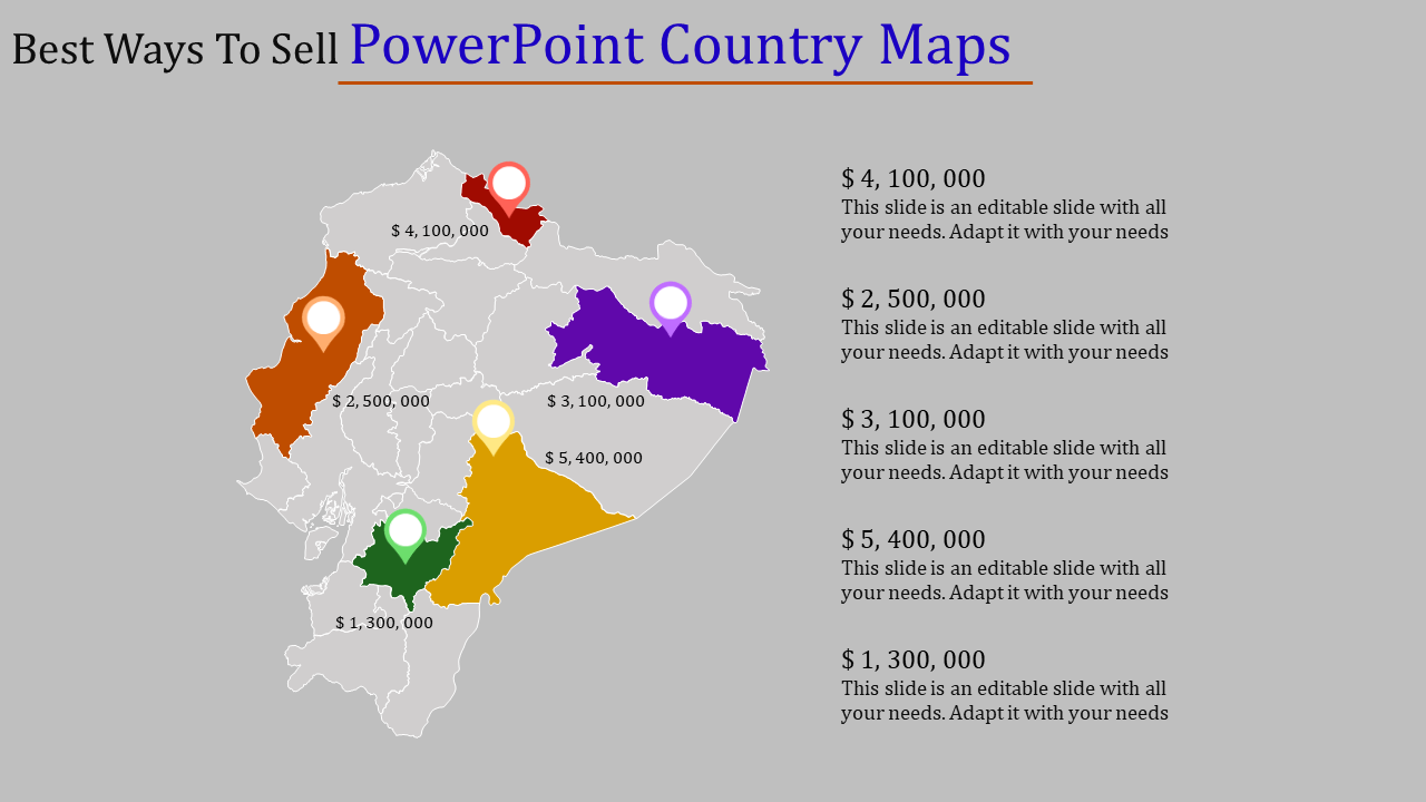 powerpoint country maps-Best Ways To Sell Powerpoint Country Maps